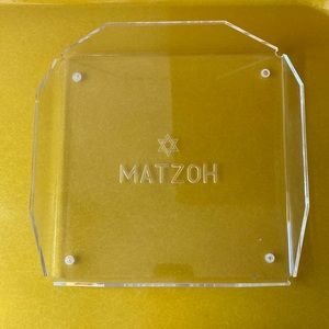 Vintage Lucite matzoh holder